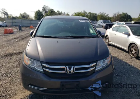 2016 Honda Odyssey Exl z USA, uszkodzony, nr VIN 5FNRL5H66GB123026